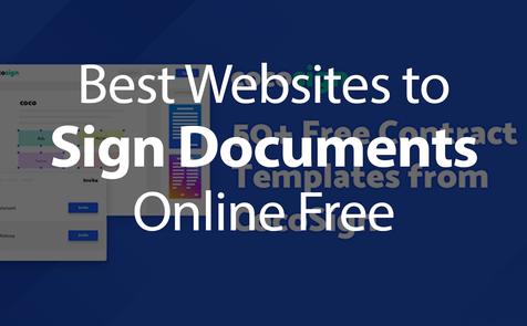 Best Websites to Sign Documents Online Free