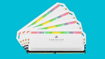 The Corsair Dominator Platinum RGB memory kits are now available in white